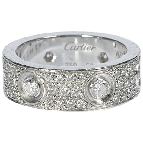 cartier wedding band with diamonds